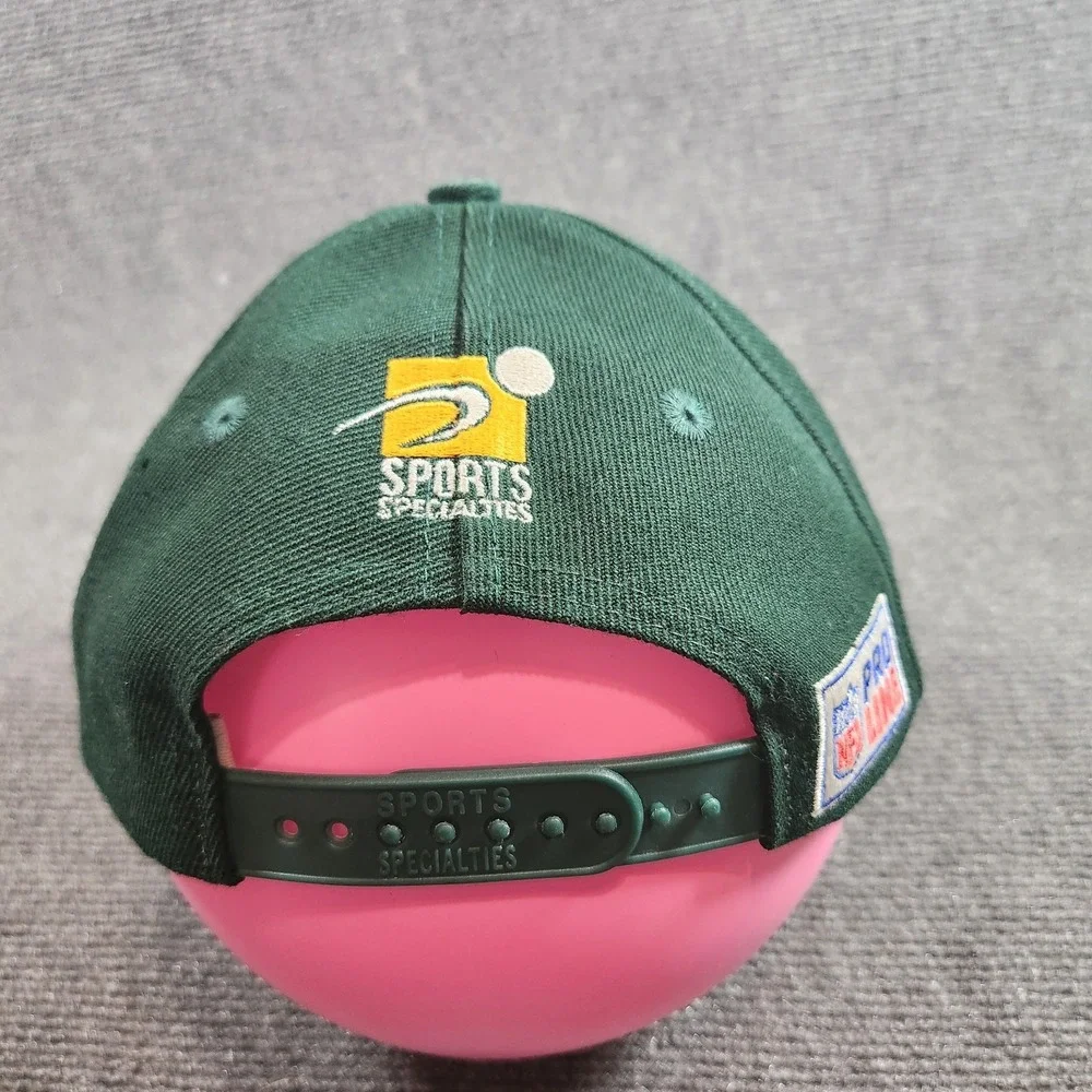 Vintage Green Bay Packers Snapback Hat Sports Specialties Shadow Grid Wool Blend